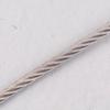3 Pcs Safe 20Cm Safety Security Cable Wire Stainless Steel Sliver Stage Lights Rope Double Loop Daily
