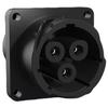 3-Pin 80A 600V Aviation Connector IP67 Waterproof, Oxidation-Retardant Flame-Retardant Energy Storage Power Supply Output/Input