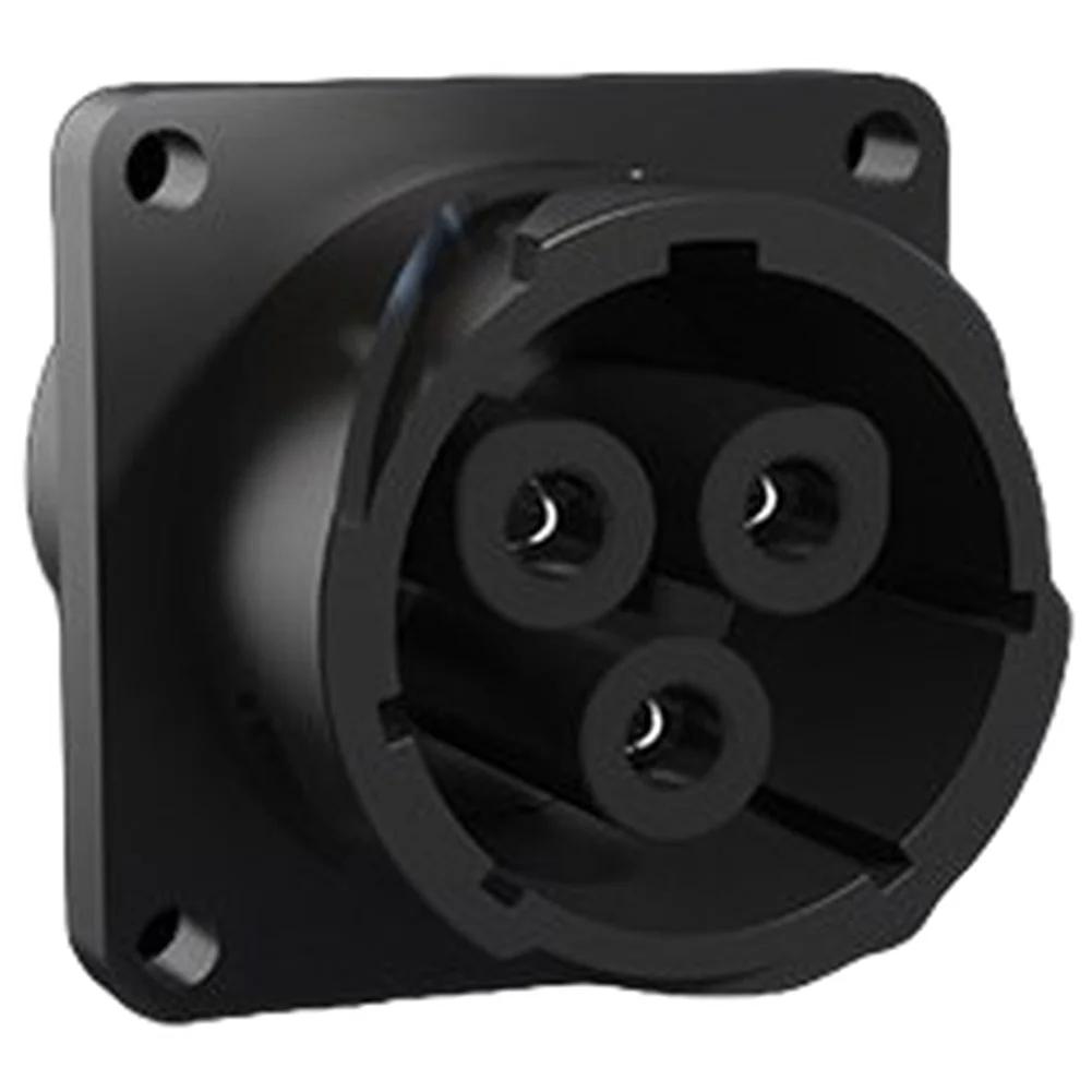 3-Pin 80A 600V Aviation Connector IP67 Waterproof, Oxidation-Retardant Flame-Retardant Energy Storage Power Supply Output/Input
