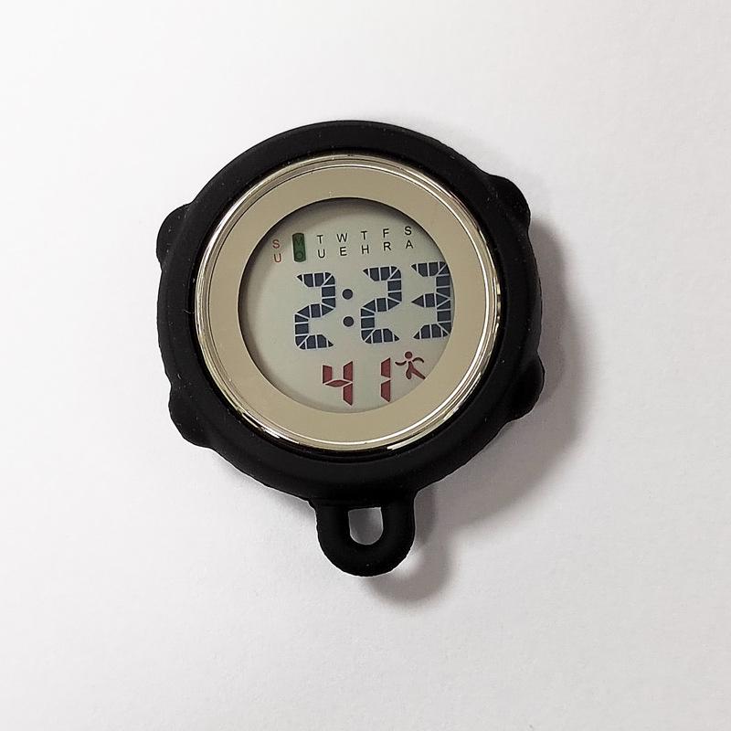 

Compact Keychain & Brooch Watch: Portable Alarm Clock for Students, Nurses & Exams – Silent Pocket or Hanging Design. чёрный