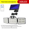 Solar LED Wall Lamp: Waterproof Outdoor Light with Human Motion Sensor for Garden and Garage.
