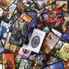 Baraja de Tarot Dorado con Caja de Hierro e Instrucciones