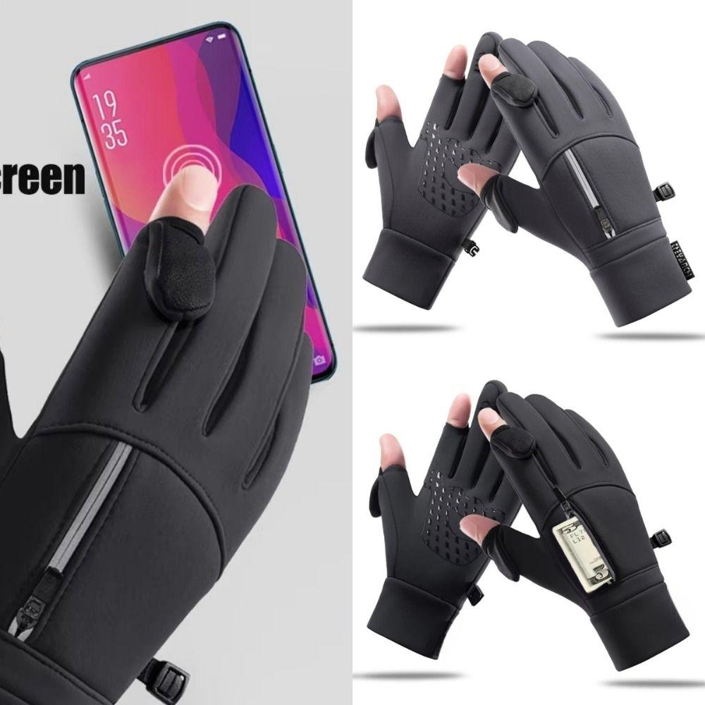 Windproof Cold-proof Gloves Fishing Ski Men Cycling Gloves New Touch Screen Gloves Outdoor Running