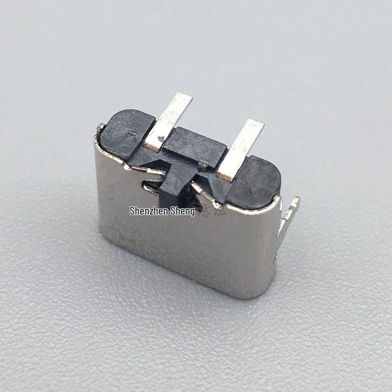 USB Type-C Female Connector 2-Pin 90° Board Mount Charging Interface