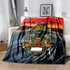 3D retro motorcycle  area Printing Blanket,Fashion Soft Cozy Living room Bedroom Sofa Bed Travel Blanket Birthday Gift