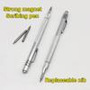 1/10/11Pcs Alloy Scribe Pen Carbide Scriber Pen Metal Wood Glass Tile Cutting Marker Pencil Metalworking Woodworking Hand Tools