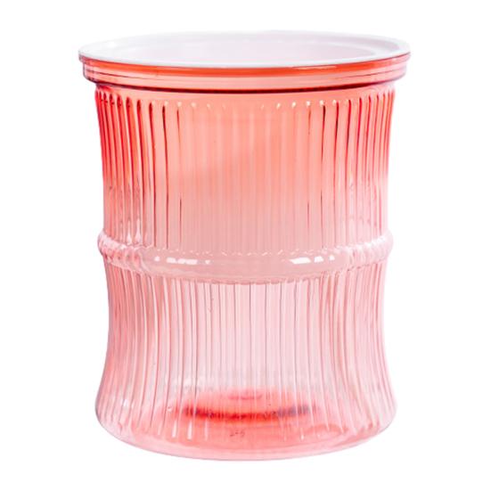 Selbstbewässernder Pflanztopf mit Reservoir, Drainagelöchern, transparentem Bambusdesign, Pflanztopf für Afrikanisches Veilchen, Sukkulenten