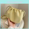 Chic Minimalist Womens Cloud Bag Modern Fashionable Casual Crossbody Bucket Bag