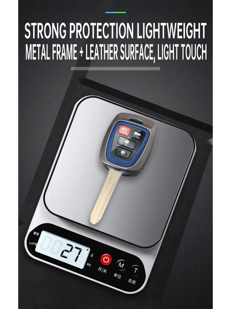 Key Cover Shell for Toyota FJ Cruiser, RAV4, Prado, and Land Cruiser