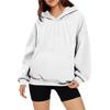 Women's Fashionable And Comfortable Long-Sleeved Solid Color Hoodie