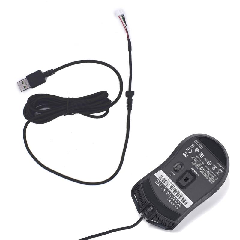 Buy Durable Nylon Braided USB Mouse Cable Mouse Lines for Razer Mamba