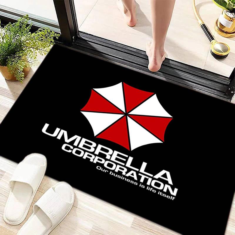 Gioco Sci-Fi Resident Evil, Umbrella Corporation, tappeto morbido, soggiorno di casa, tappetino per sedia da ufficio, zerbino, zerbino tappeto U4