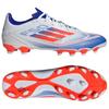 Adidas F50 League Comfortable Versatile MG (Rubber Short Studs) Artificial Grass Football Shoes Men Football Shoes White Red Blue IF1341