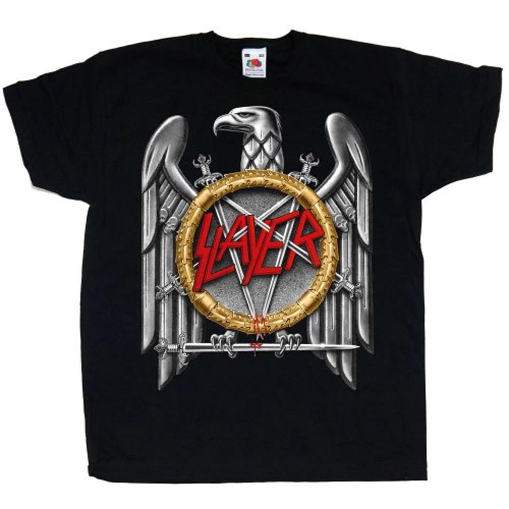 Slayer Silver Eagle Thrash Metal Rock TShirt Unisex