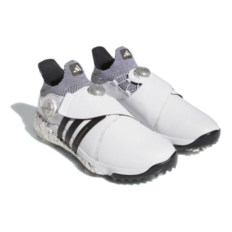 Adidas Tour360 Cushioning Durable Low Top Golf Shoes Unisex Golf Shoes White Black GW2109