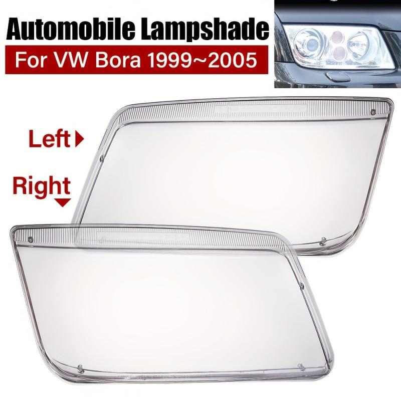 Autoscheinwerferabdeckung Passend für Volkswagen VW Bora Jetta MK4 1999 2000 2001 2002 2003 2004 2005 Transparente Autoscheinwerferabdeckung