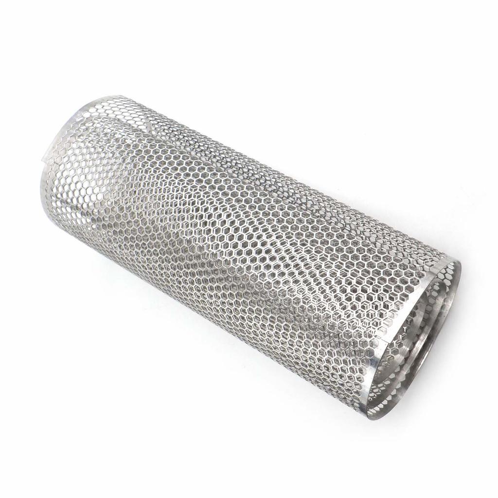 100cmx33cm Aluminum Grille Mesh Grill Cover Car Bumper Fender Hood Vent Net Grid Ventilation 6mm Hole Hexagon Silver DIY