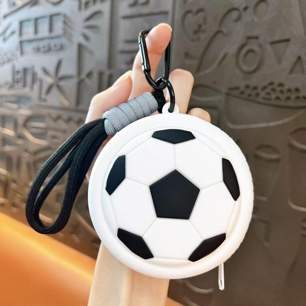 Sporty Ball Shaped Coin Purse Basketball Storage Bag Cartoon Headphone Pouch Daily Storage