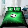 Soccer Football And Old Plaster Wall Damage Comfortable Duvet Quilt Cover Pillowcase Bedding Set Bedroom Decoration Home Textile