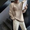 Sweater Autumn and Winter High Neck Loose Versatile Knitted Pullover Sweater Bottom Shirt Women's Top Wear Long Sleeves