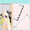Spacious Stainless Steel Metal Magic Clothes Closet Hangers For Organized Wardrobes