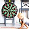Children Safety Kid Playing Sport Game Toy Magnetic Plastic Dartboard Dart Disk Set 15in Green