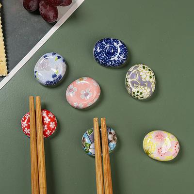 1 st Ny Stil Ätpinnshållare Japanska Ätpinnar Keramisk Dekorativ Hållare Ställ Sked Gaffel Köksredskap Bordsservis Tillbehör