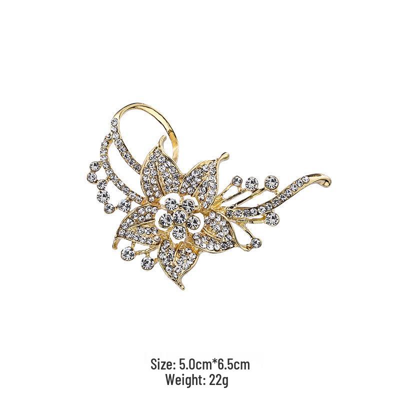 Mori Style Floral Brooch for Women's Cheongsam Suit - Creative Niche Design Corsage