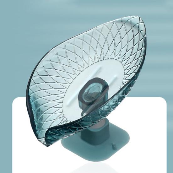 Punch-free Soap Box Stain-proof Unique Creative Leaf-shaped Soap Dish Bathroom Accessories