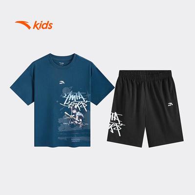 Kids' Summer Knit Sportswear Set for Boys