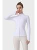 Available: Original Gold Quick-Dry Slimming Fitness Jacket with Stand-Up Collar and Long Sleeves for Running & Yoga.