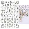 Modern Nail Decals Waterproof PET Removable Easily