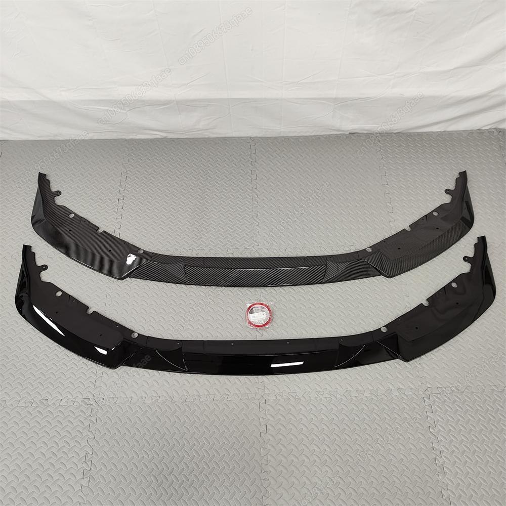 Car Front Bumper Lip Diffuser Splitter Spoiler Guard For BMW 2 Series M2 G87 2023-2026 Exterior Body Kit Tuning ABS Gloss Black