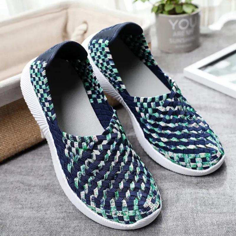 Fashion 2025 Women's Shoes Sneakers Lightweight Casual Flats Handmade Comfortable Walking Shoes Slip on Ladies Loafers Zapatos De Mujer