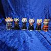 Mini Adorable Horror Character Cat Figurine Spooky Sculpture Home Desktop Decoration