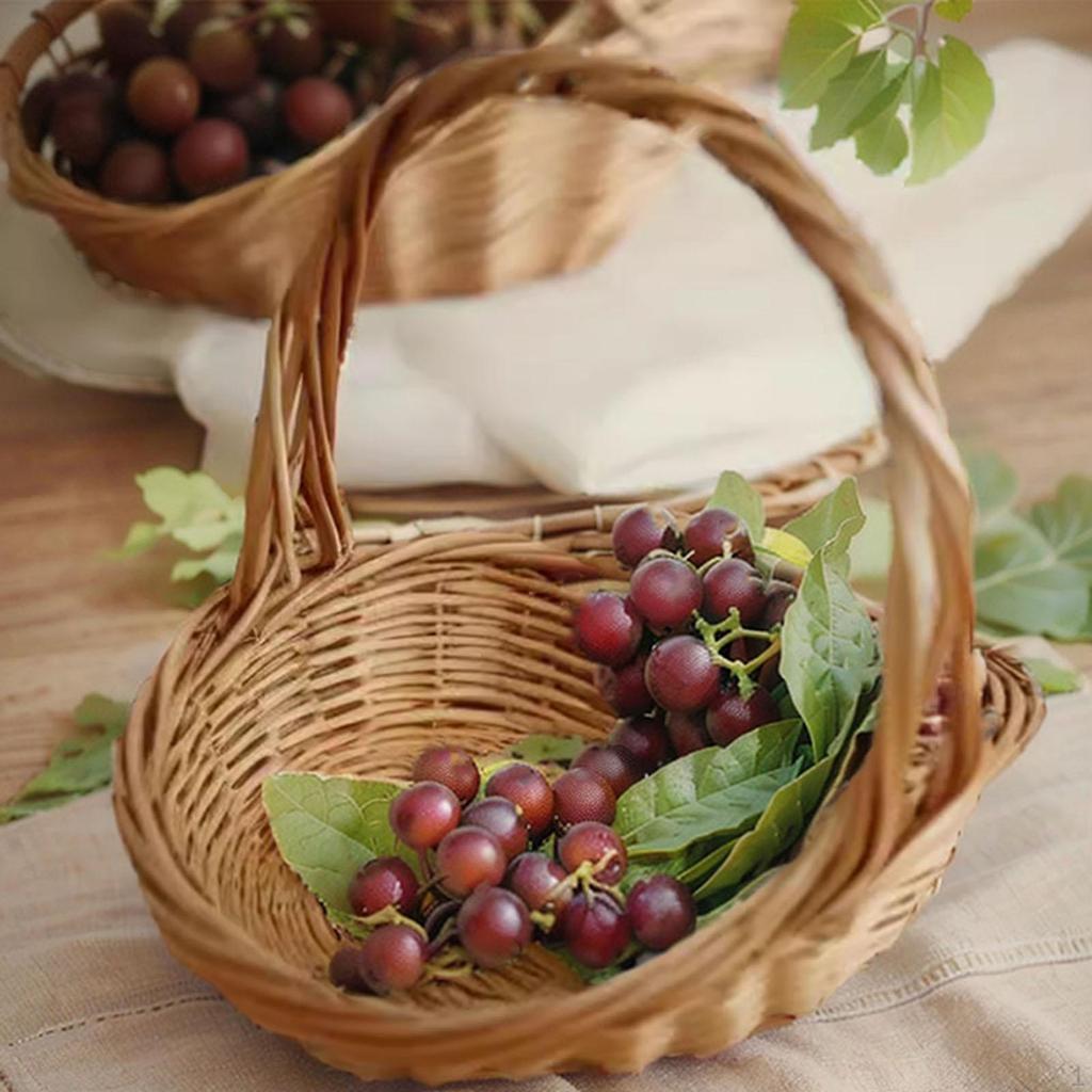 Multipurpose Woven Basket, Great for Flowers and Outdoor Decor