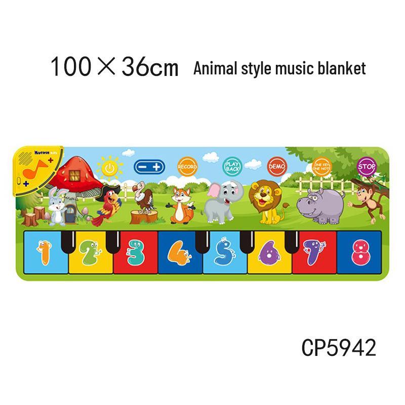 2022 Animal Music Baby Learning Piano Mat: Children's Dance Blanket Toy