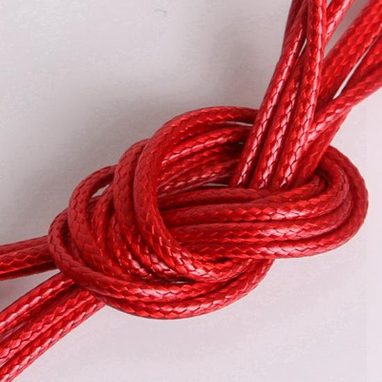 2mm Korean Waxed Cord Faux Leather Necklace Rope for DIY Jewelry Making & Bracelets.