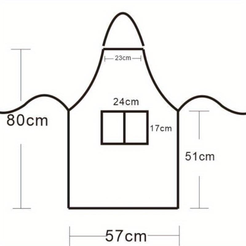 1pcs Kitchen Cooking Apron Chef Aprons With Pockets Catering Sleeveless Apron Men Woman BBQ Waiter Overalls Kitchen Accessories