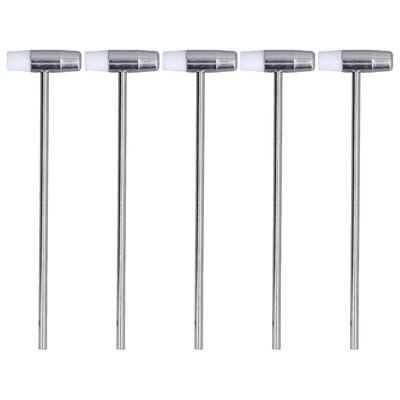 5Pcs Dual Head Hammer Mini Small 2 Face Jewelry Mallet for Crafts Watch Tuning Handcraft 6.5in
