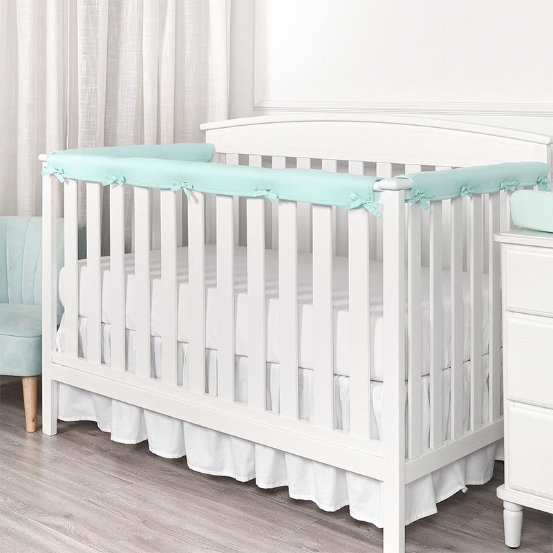 Soft Crib Rail Cover Set - 3-Piece Baby Anti-Chewing Guard Rails