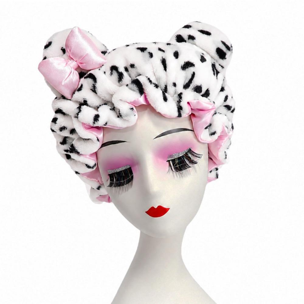 Soft Hair Drying Cap Absorbent Hair Towel Quick Drying Hair Bonnet Night