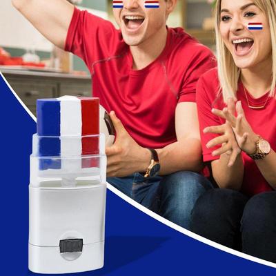 Country Flag Face Paint Stick Stripe Football Fan Brush Stick Face for Germany France Spain England Flag Euros Sports Events