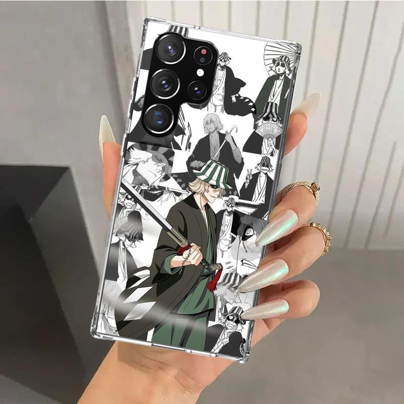 

Чехол для телефона с изображением Ичиго Кенпачи из аниме Bleach для Samsung Galaxy S26 S24 S23 Ultra S25 Edge S22 S21 Plus S20 FE + Мягкий Принт Оболочка Веселый Samsung S24