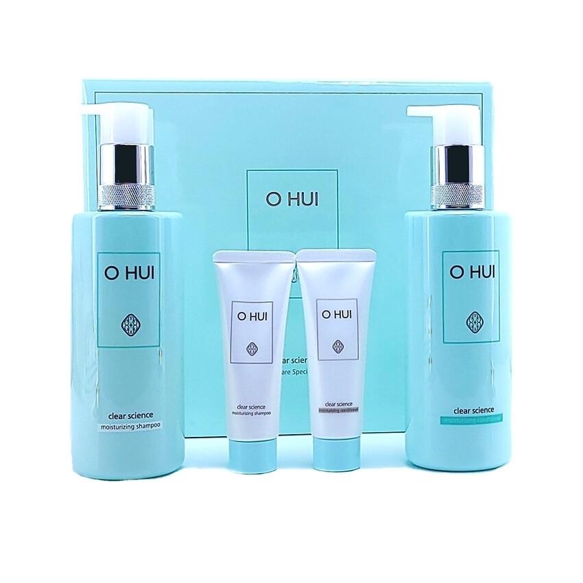 

O HUI Clear Science Moisturizing Hair Care Special Set 4 items / Moisturizing, Korean Cosmetics, Kbeauty