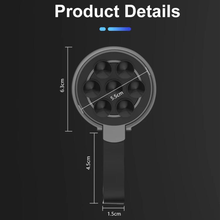 Magnetic Suction‑Cup Phone Ring Stand Strong‑Adhesion Portable Phone Grip Multi‑Angle Adjustable Holder
