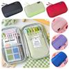 Oxford Pencil Case Ultra-thin Stationery Organizer Durable Stationery Storage Bag  Students Gift