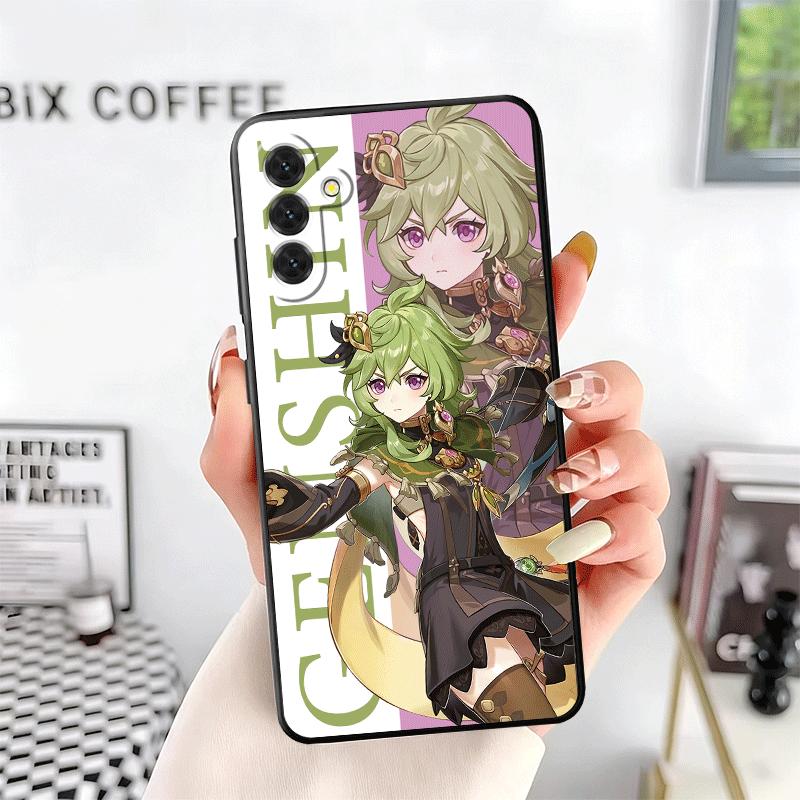 Genshin Impact Anime Soft Phone Case for Samsung A17 A37 A57 A16 A26 A36 A56 A15 A25 A35 A55 A14 A24 A34 A54 A13 A23 A33 A53 A52