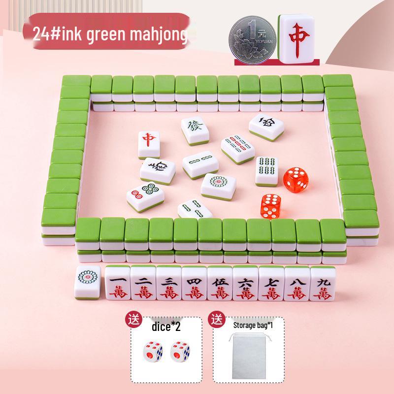 Tragbare Mini-Mahjong-Steine - Kompakt, Niedlich und Ideal für Camping, Wohnheime oder Reisen
