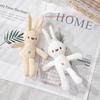 Bambola Peluche Coniglio Carino Giocattoli Animali di Peluche Coniglietto Cartone Animato Giocattoli Morbidi di Peluche Bambola Coniglio Creativa a Quadretti di Mais Regalo di Compleanno per Bambina